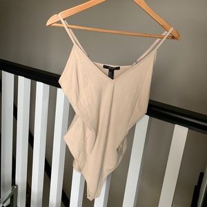 Forever 21 Faux Suede Body Suit